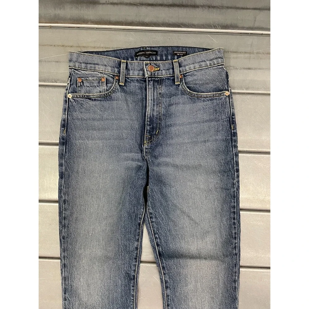 Modern American Brookhaven High‎ Boot Jeans Womens 30 Blue High Waist
